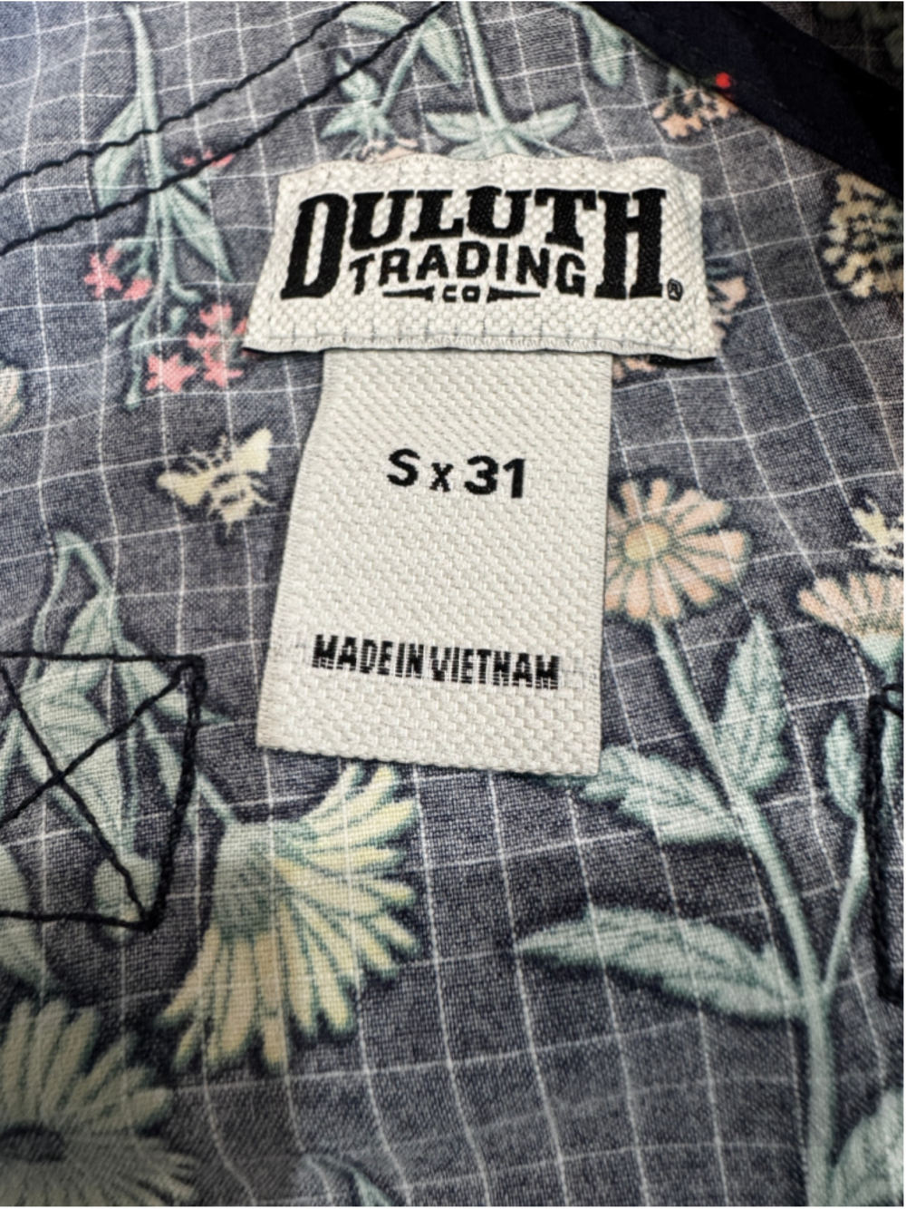 Duluth Trading Co. Wildflower Gardening Straight Leg Bibs - Picture 6 of 7